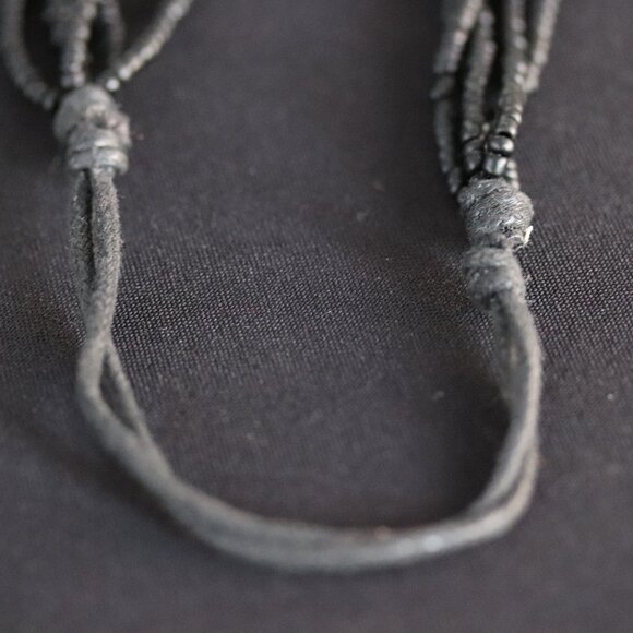 Long Adjustable No Clasp Multi-Strand Necklace - Picture 4 of 6